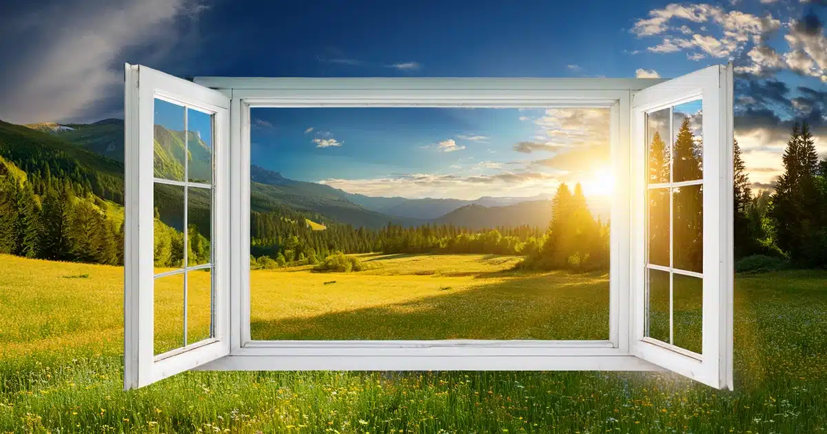 vitres fenetres en été