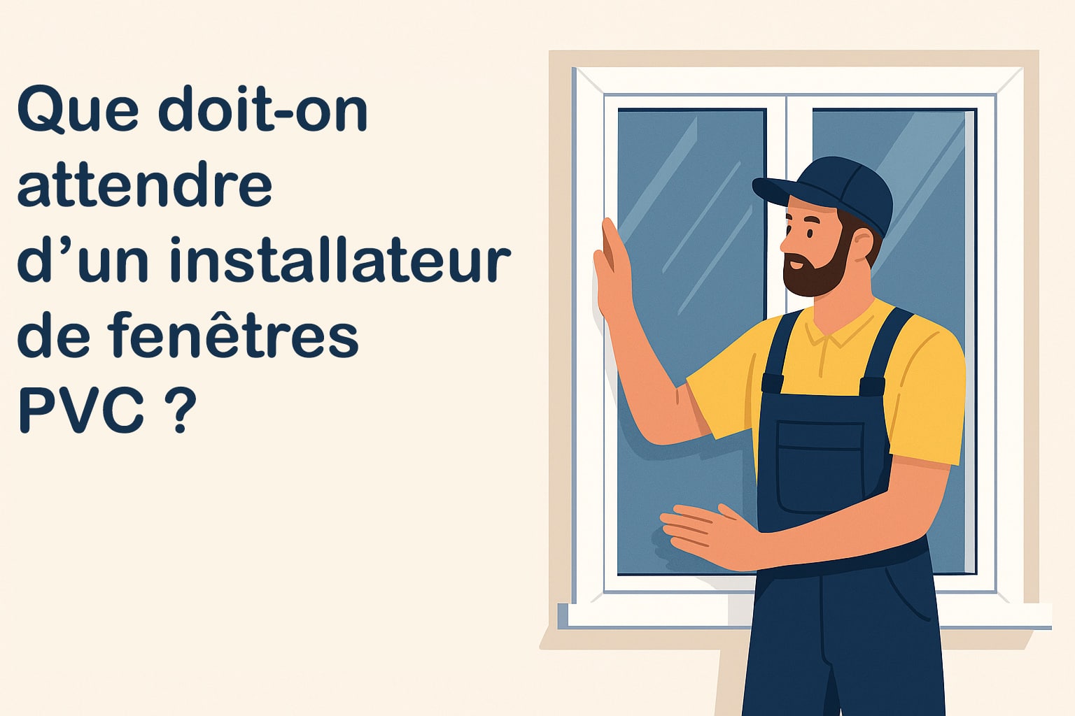 attentes installateur de fenetres PVC