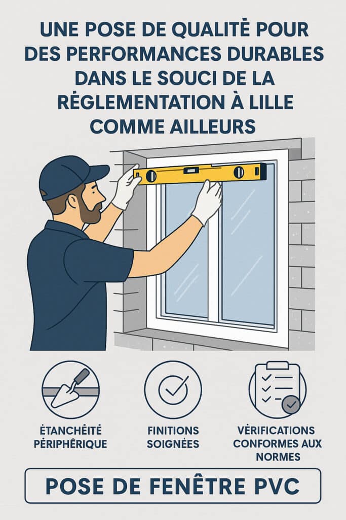 pose fenetre reglementation lille