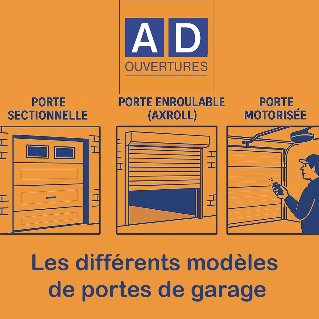 differents modeles portes de garage
