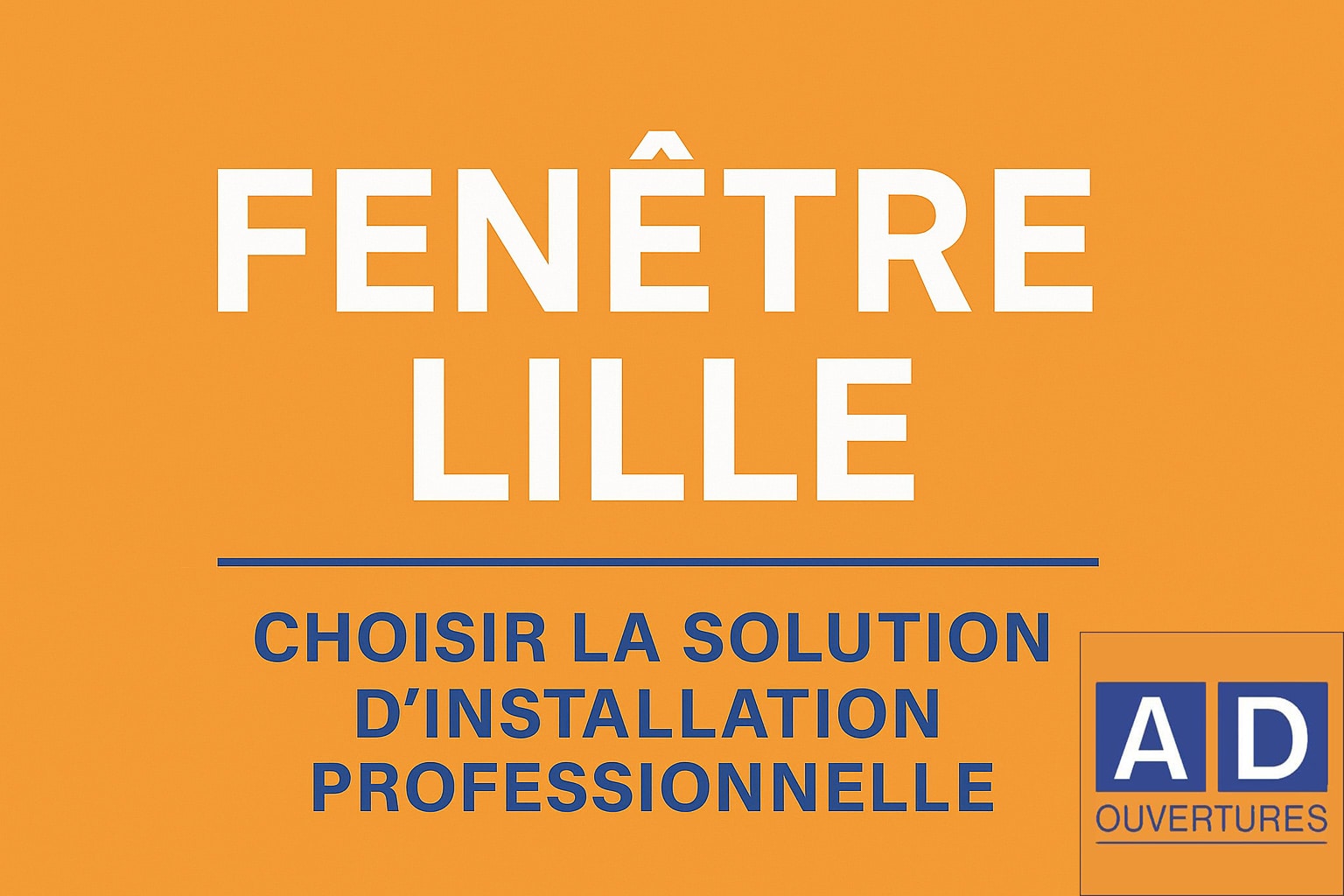 fenetre lille installation