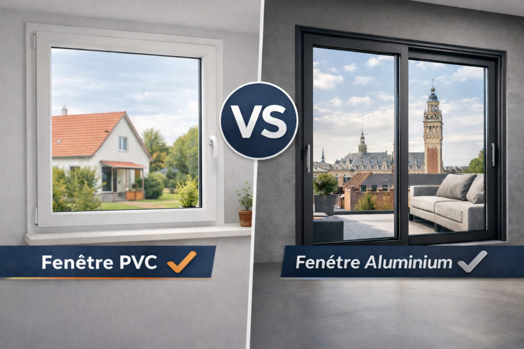 fenêtre en pvc ou aluminium