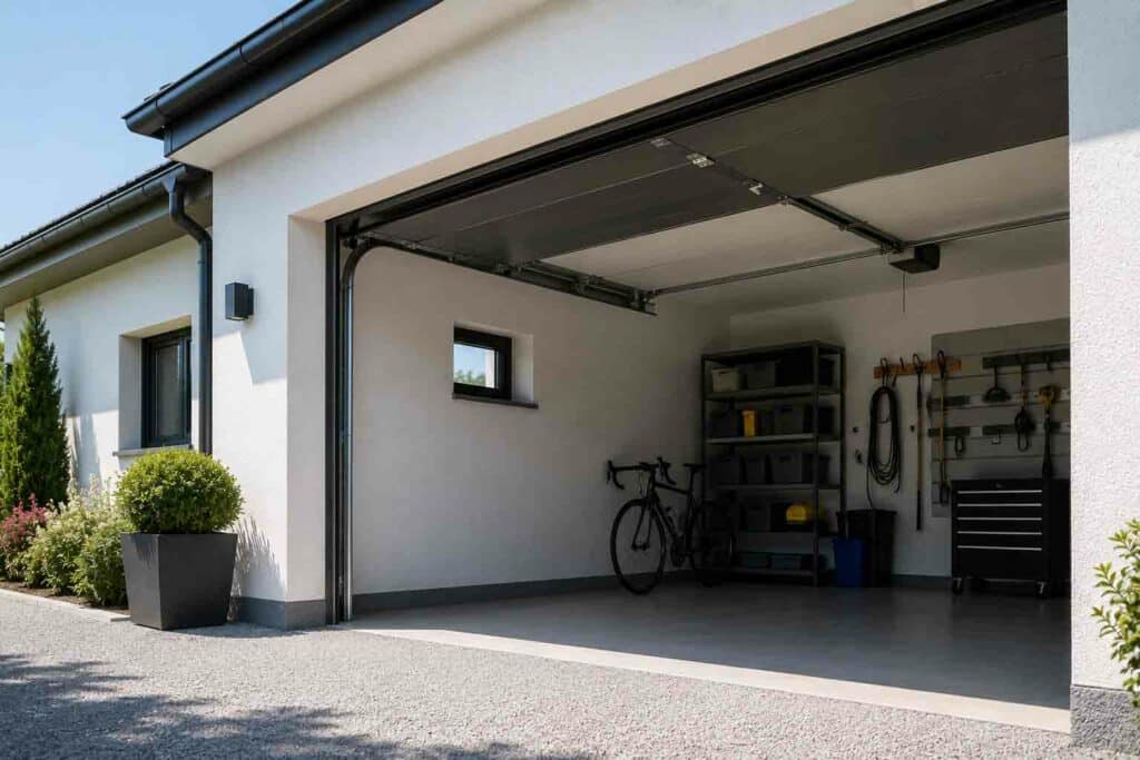 avantage porte de garage sectionnelle