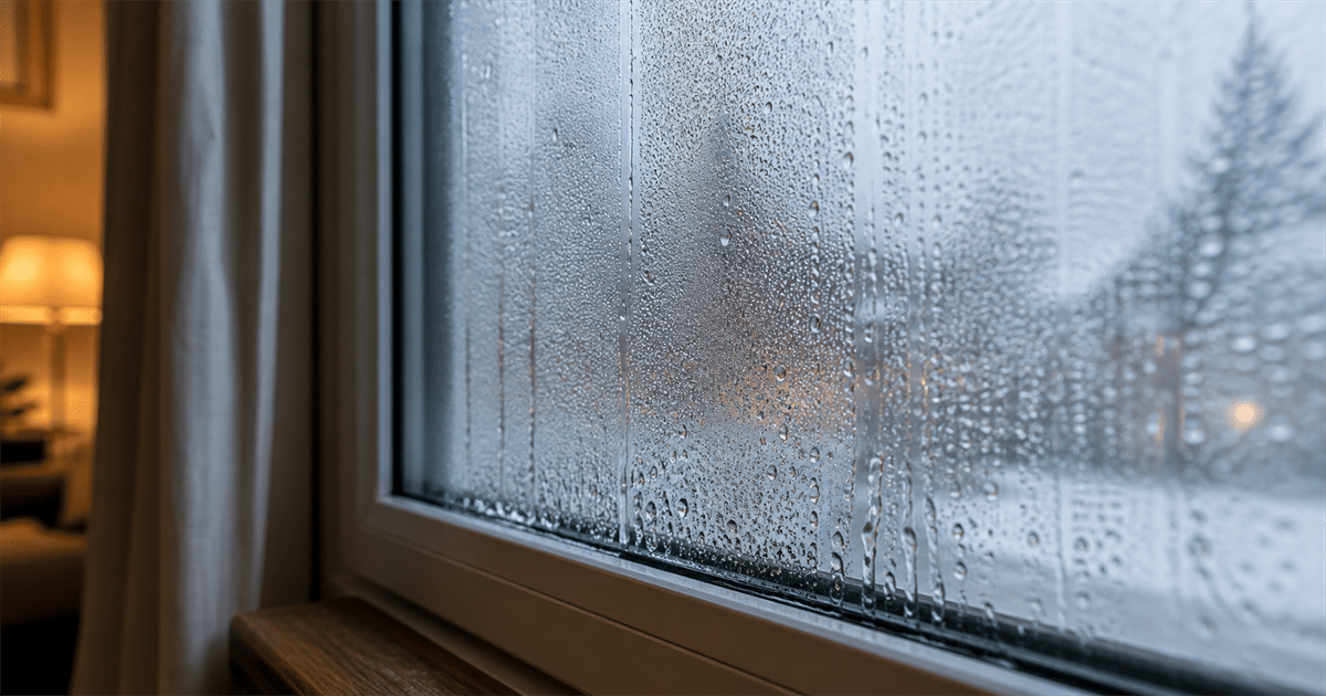 Condensation sur les fenêtres : causes et solutions